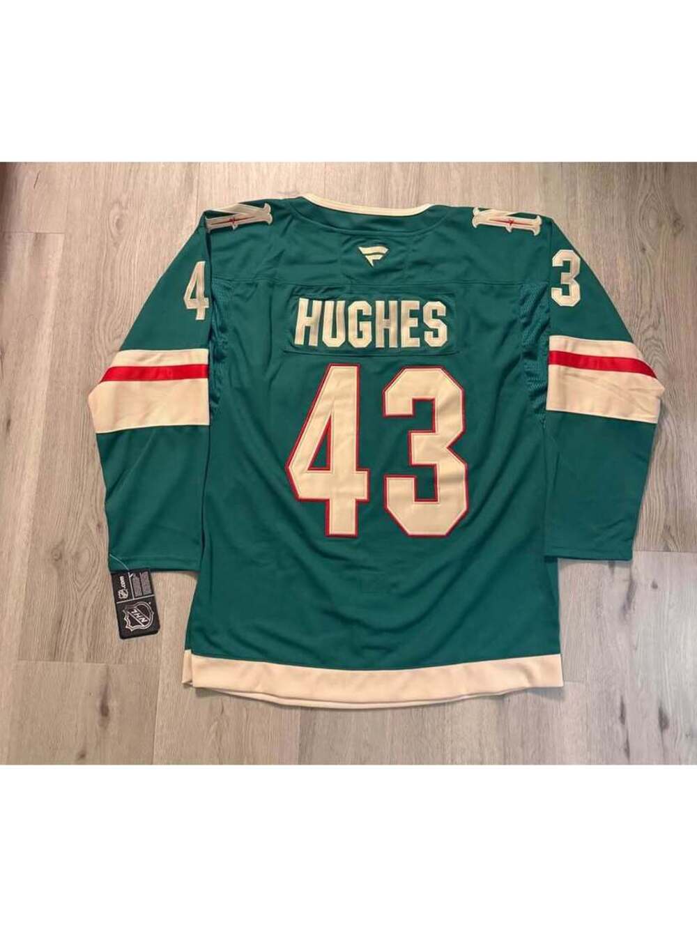 Quinn Hughes Minnesota Wild Hockey Jersey size 54 Adult XL NWT